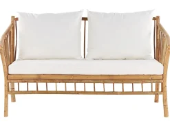 Set da giardino con tavolo 4 posti MAGGIORE Bambù Marrone chiaro
