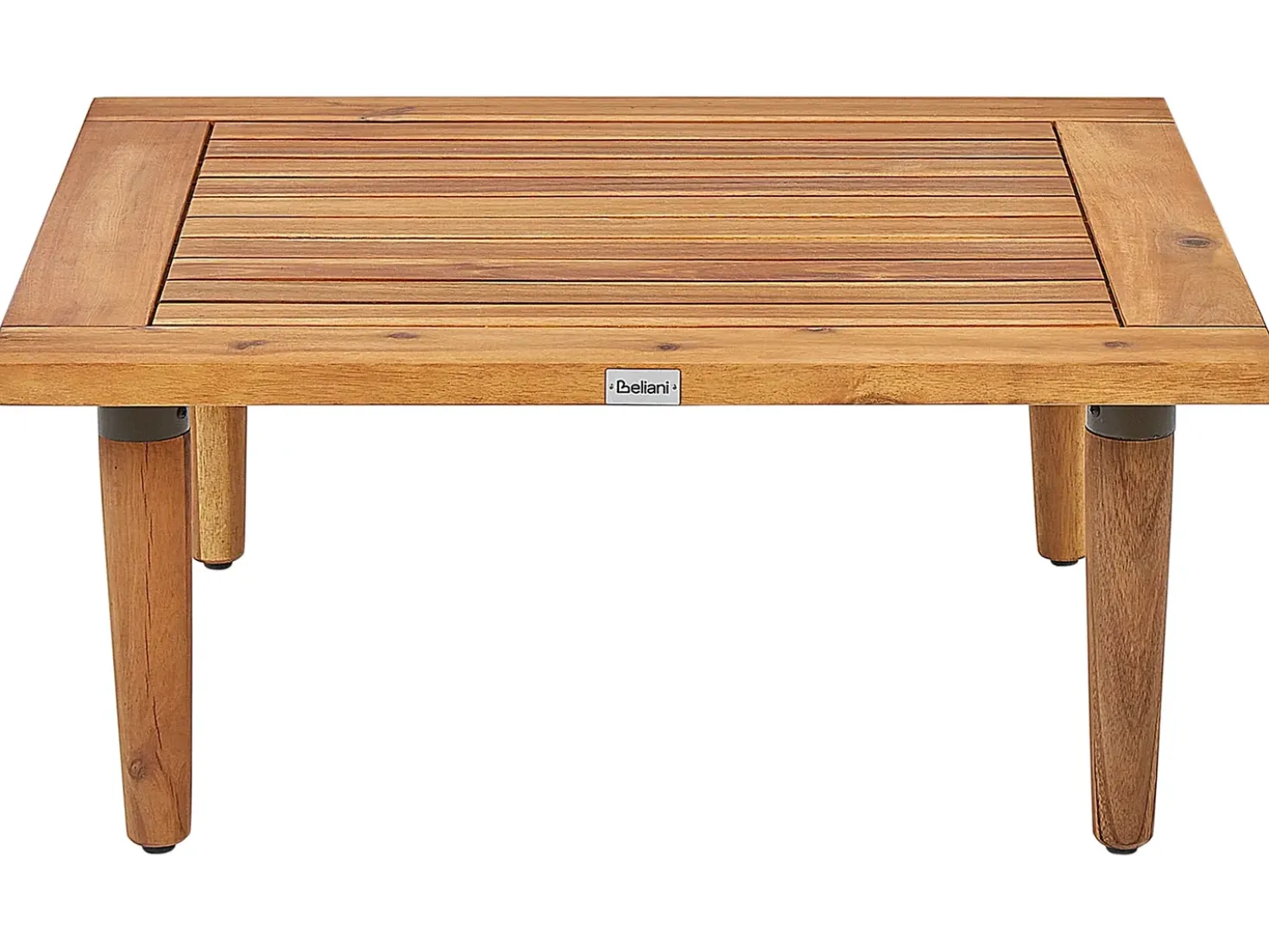 Set da giardino con tavolo 2 posti FRASCATI Modulare Legno di acacia certificato Bianco sporco