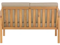 Set da giardino con tavolo 4 posti MANILA Legno di acacia certificato Marrone chiaro