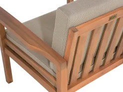 Set da giardino con tavolo 4 posti MANILA Legno di acacia certificato Marrone chiaro