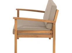 Set da giardino con tavolo 4 posti MANILA Legno di acacia certificato Marrone chiaro