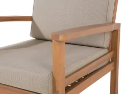 Set da giardino con tavolo 4 posti MANILA Legno di acacia certificato Marrone chiaro