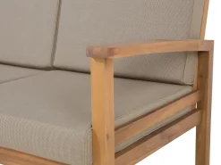 Set da giardino con tavolo 4 posti MANILA Legno di acacia certificato Marrone chiaro