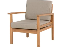 Set da giardino con tavolo 4 posti MANILA Legno di acacia certificato Marrone chiaro
