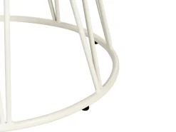 Set da giardino con tavolo 4 posti MONTESILVANO Metallo Beige chiaro