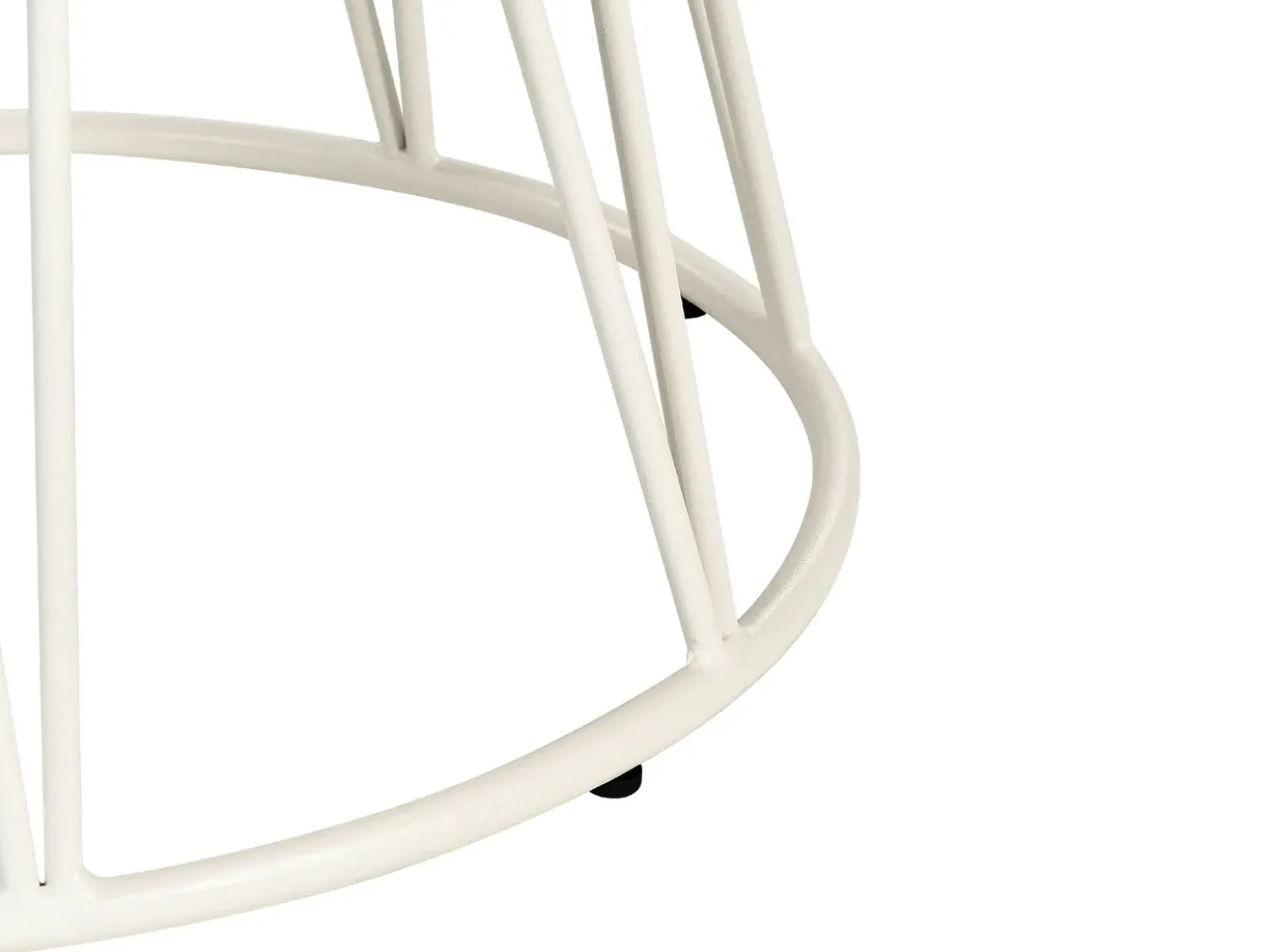 Set da giardino con tavolo 4 posti MONTESILVANO Metallo Beige chiaro