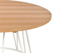 Set da giardino con tavolo 4 posti MONTESILVANO Metallo Beige chiaro