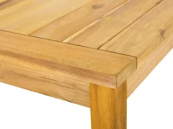 Set da giardino con tavolo 4 posti PALLANO Legno d'acacia Grigio scuro