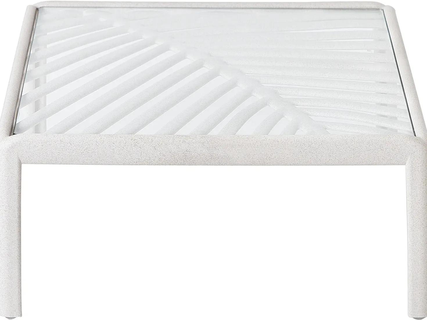 Set da giardino con tavolo 4 posti FERRETTI Beige chiaro