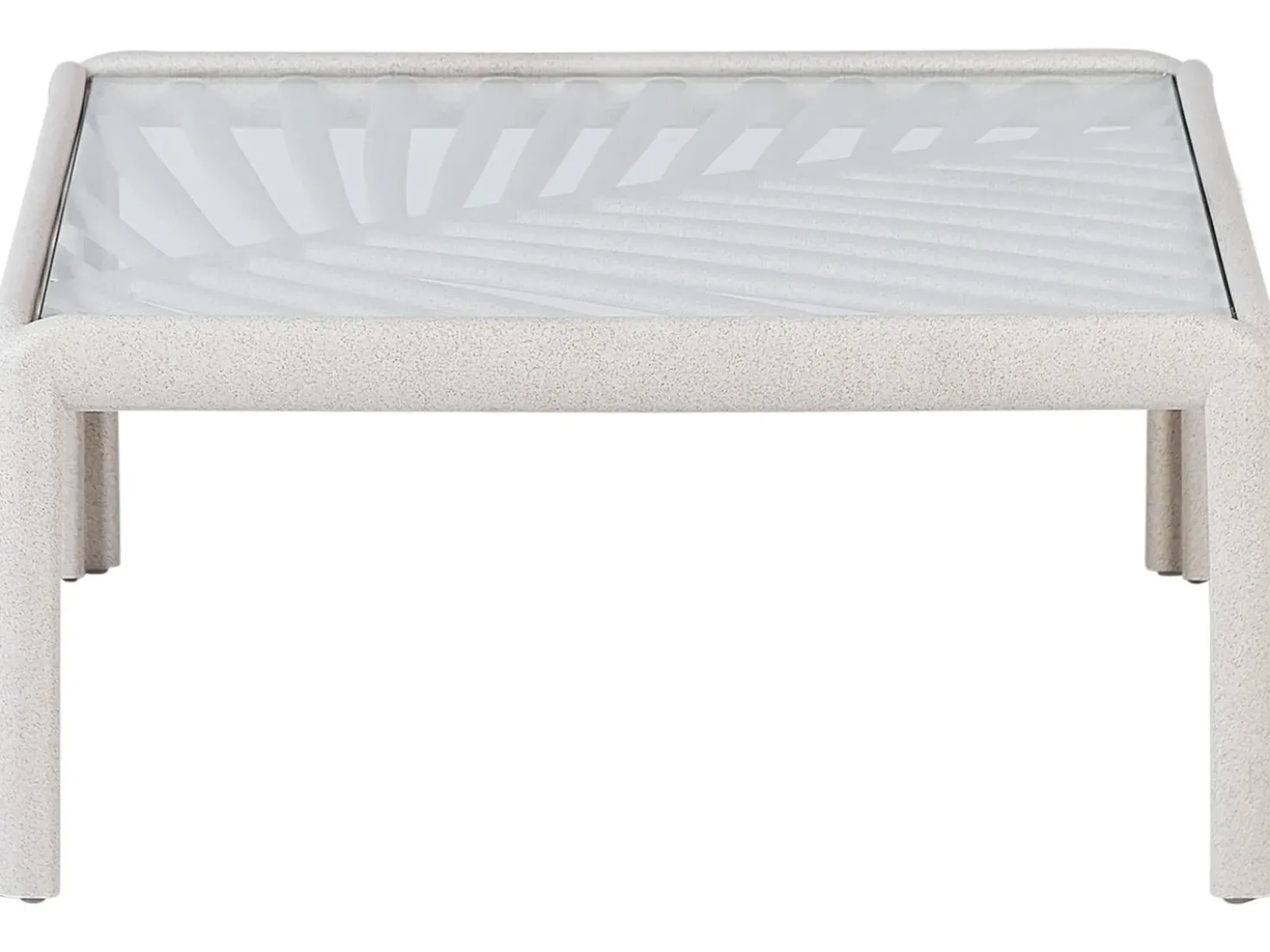 Set da giardino con tavolo 4 posti FERRETTI Beige chiaro