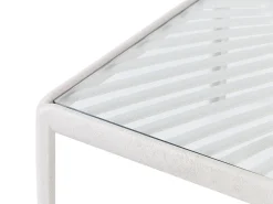 Set da giardino con tavolo 4 posti FERRETTI Beige chiaro