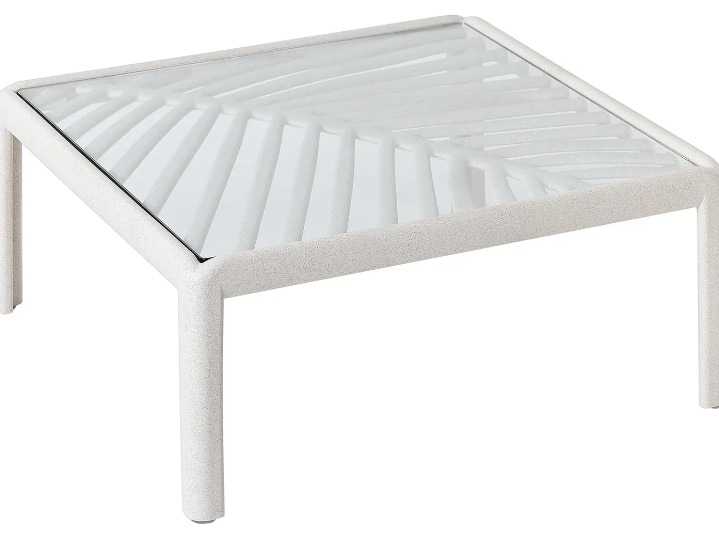 Set da giardino con tavolo 4 posti FERRETTI Beige chiaro