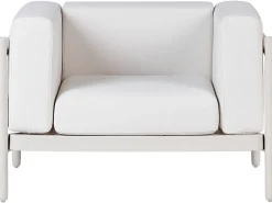 Set da giardino con tavolo 4 posti FERRETTI Beige chiaro