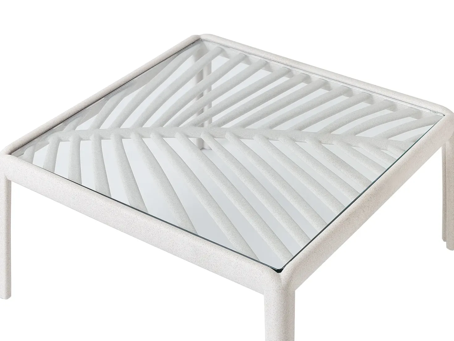 Set da giardino con tavolo 4 posti FERRETTI Beige chiaro