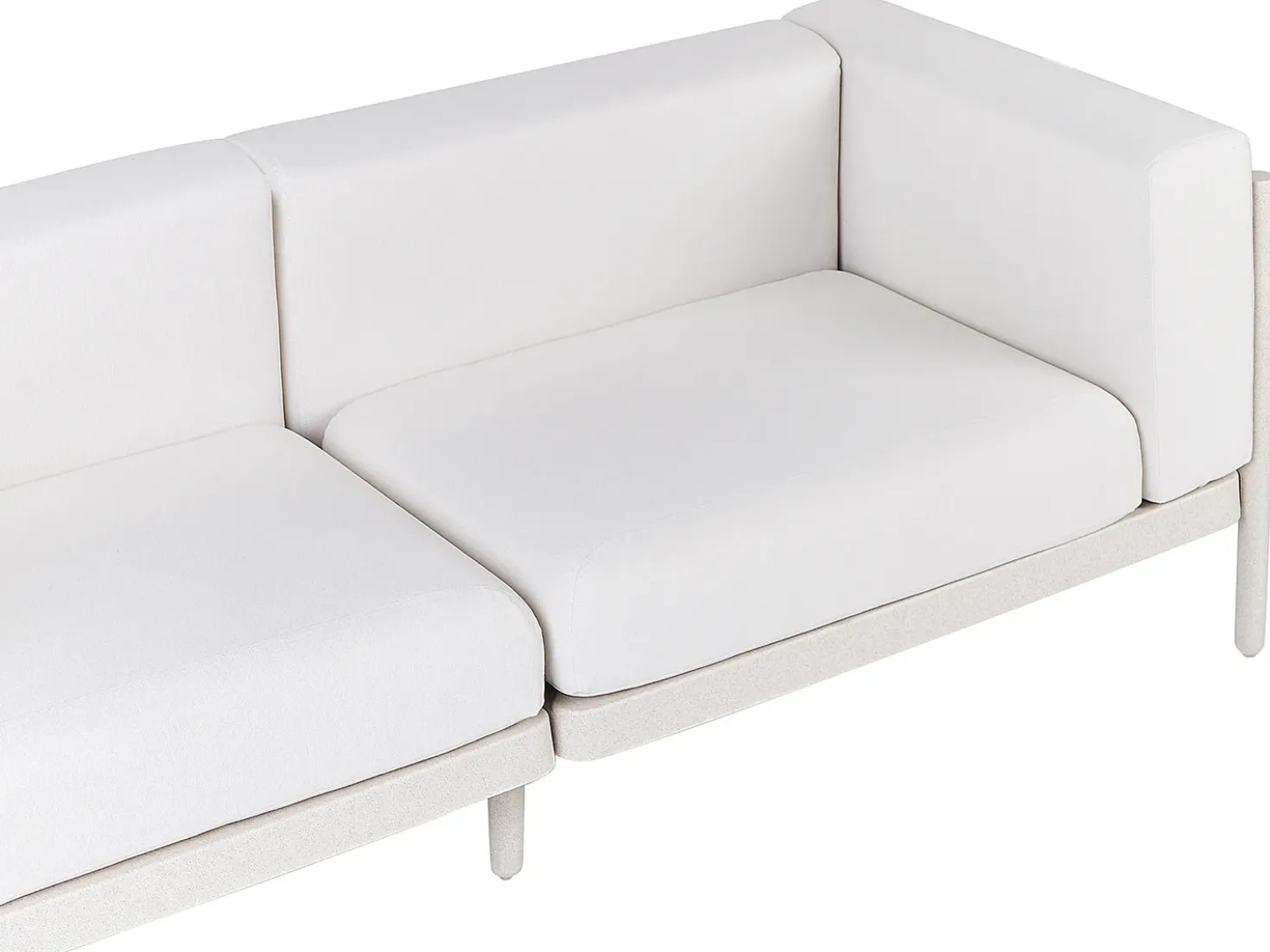 Set da giardino con tavolo 4 posti FERRETTI Beige chiaro