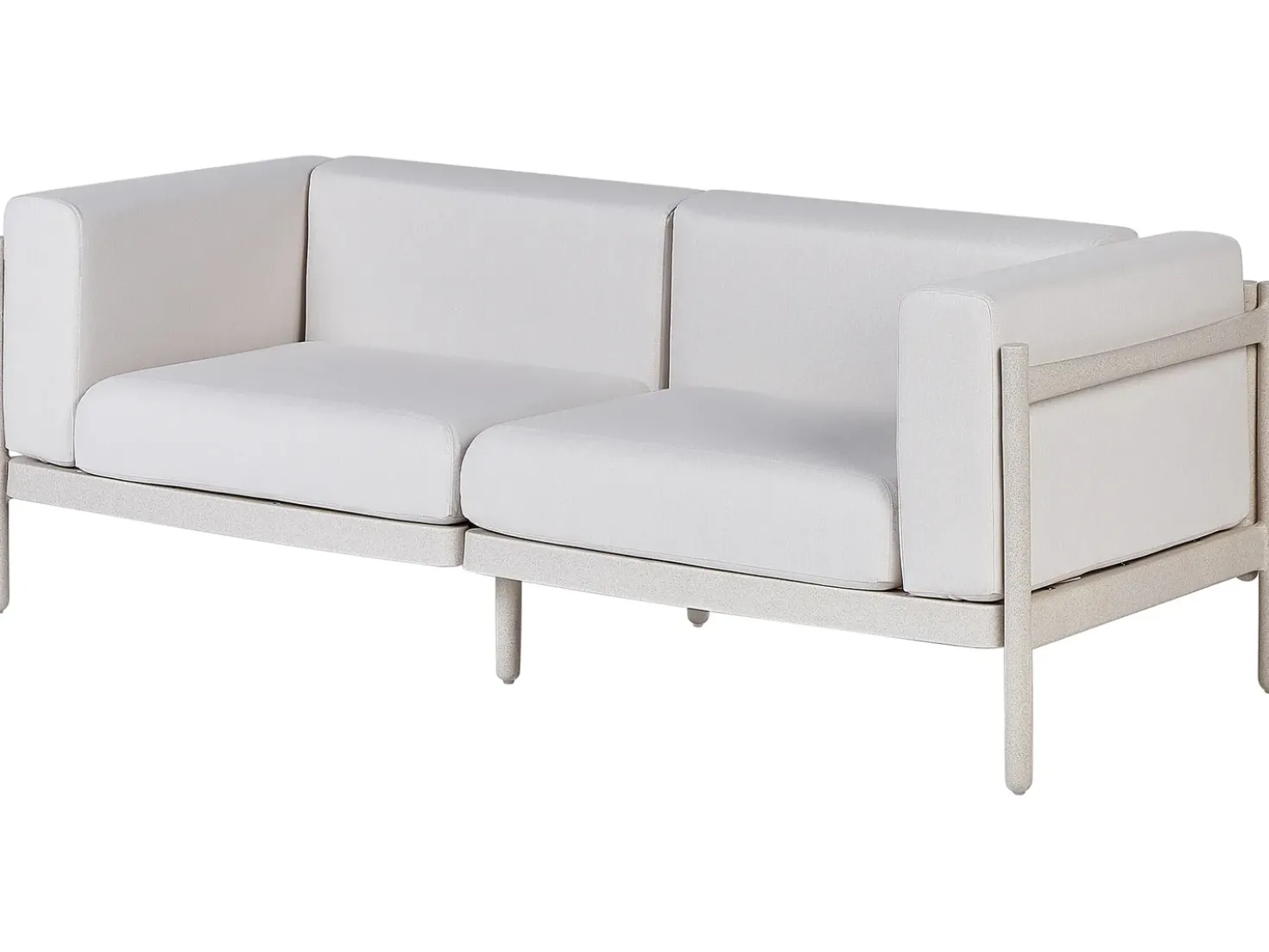 Set da giardino con tavolo 4 posti FERRETTI Beige chiaro