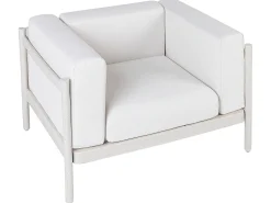 Set da giardino con tavolo 4 posti FERRETTI Beige chiaro