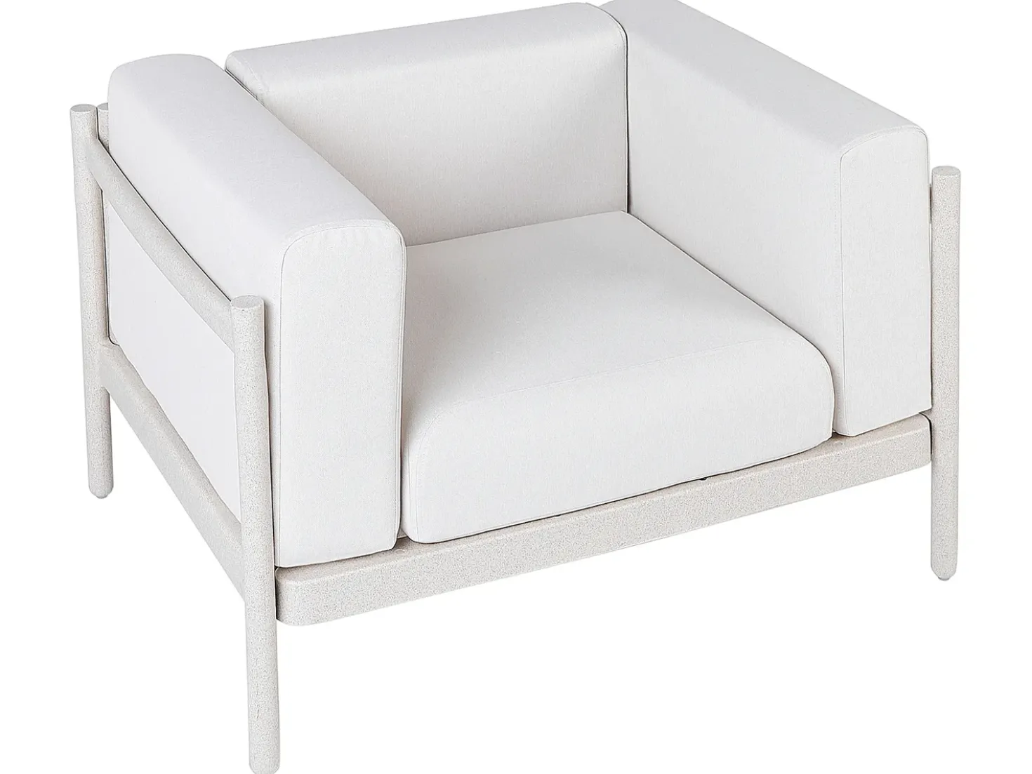 Set da giardino con tavolo 4 posti FERRETTI Beige chiaro