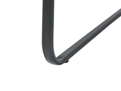 Set da giardino con tavolo 4 posti BARREA Metallo Nero