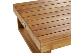 Set da giardino con tavolo 5 posti MARETTIMO Legno di acacia certificato Marrone
