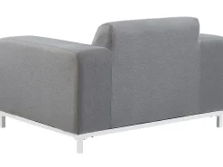 Set da giardino con tavolo 5 posti ROVIGO Grigio