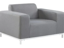 Set da giardino con tavolo 5 posti ROVIGO Grigio