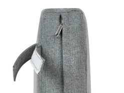 Set da giardino con tavolo 4 posti VEZZANA Metallo Grigio