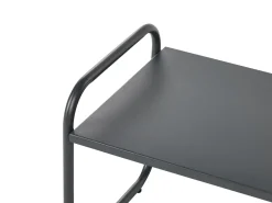 Set da giardino con tavolo 4 posti VEZZANA Metallo Grigio