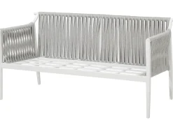 Set da giardino con tavolo 4 posti LATINA Metallo Grigio