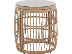 Set da giardino con tavolo 4 posti RAVELLO Rattan sintetico (PE) Naturale