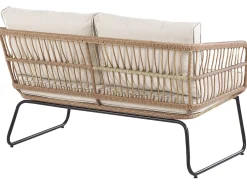 Set da giardino con tavolo 4 posti RAVELLO Rattan sintetico (PE) Naturale