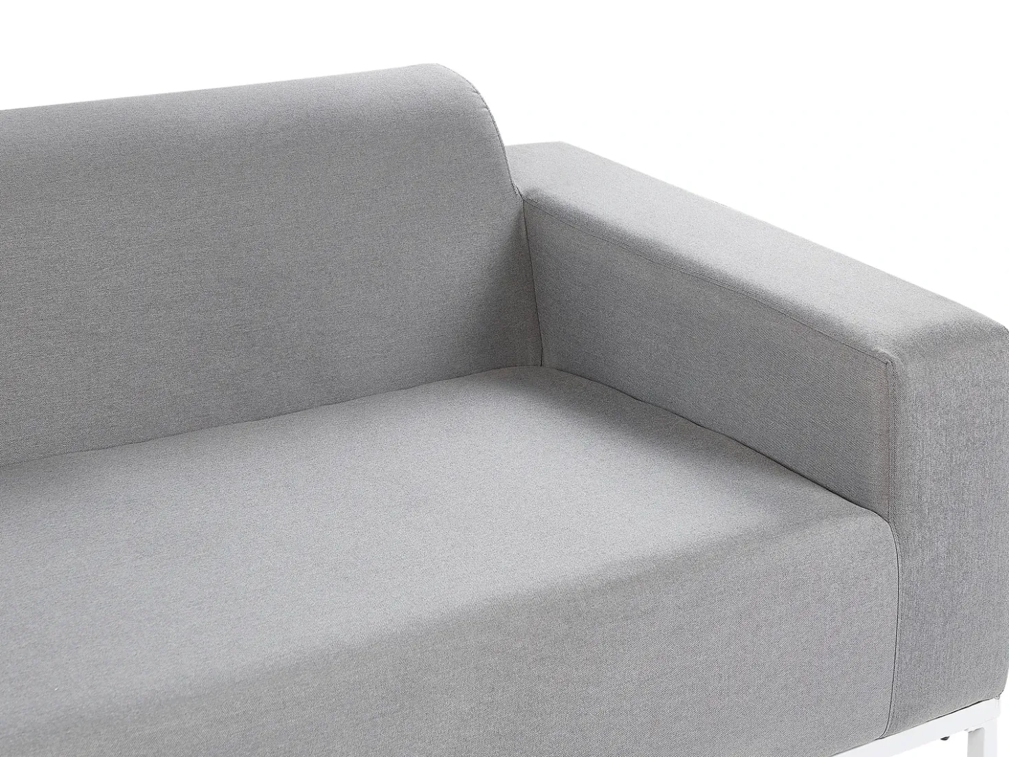 Set da giardino con tavolo 5 posti ROVIGO Grigio chiaro
