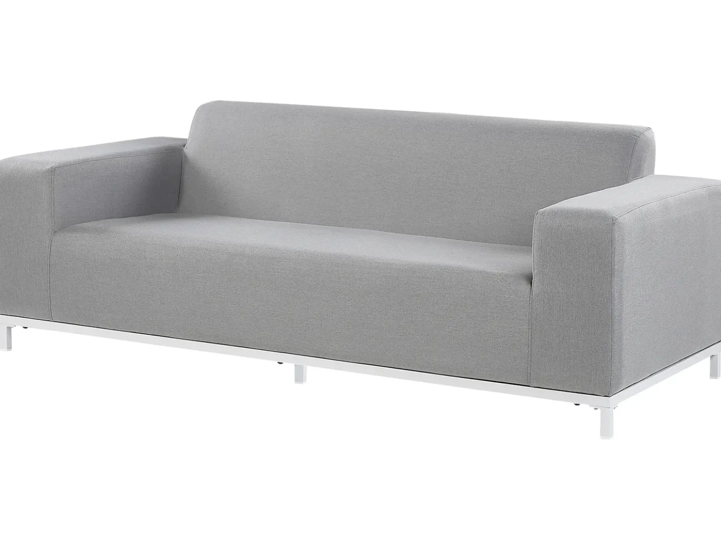 Set da giardino con tavolo 5 posti ROVIGO Grigio chiaro
