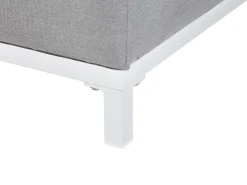 Set da giardino con tavolo 5 posti ROVIGO Grigio chiaro