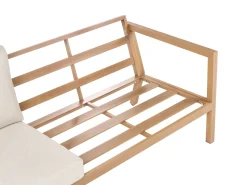 Set da giardino con tavolo 5 posti ONETA Metallo Marrone chiaro
