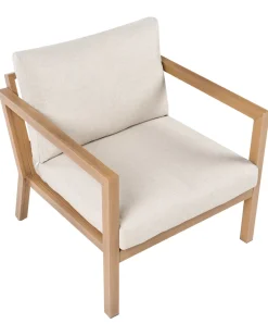 Set da giardino con tavolo 5 posti ONETA Metallo Marrone chiaro