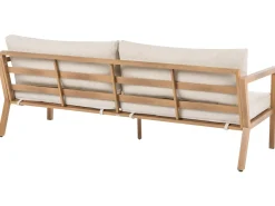 Set da giardino con tavolo 5 posti ONETA Metallo Marrone chiaro