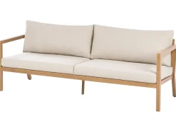 Set da giardino con tavolo 5 posti ONETA Metallo Marrone chiaro
