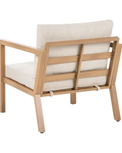 Set da giardino con tavolo 5 posti ONETA Metallo Marrone chiaro
