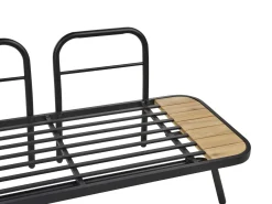 Set da giardino con tavolo 4 posti MINOZZO Legno di acacia certificato Verde oliva