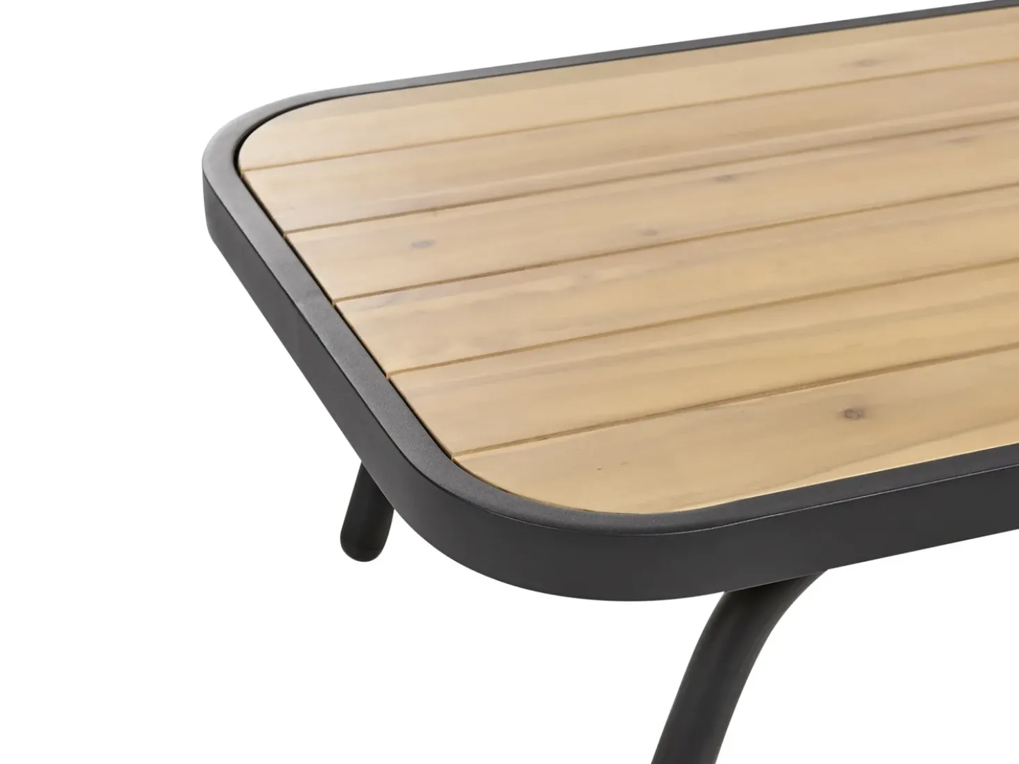 Set da giardino con tavolo 4 posti MINOZZO Legno di acacia certificato Verde oliva