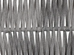 Set da giardino con tavolo 4 posti PREVEZA Rattan sintetico (PE) Grigio
