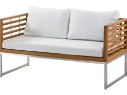 Set da giardino con tavolo 4 posti BERMUDA Legno d'acacia Marrone