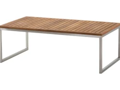 Set da giardino con tavolo 4 posti BERMUDA Legno d'acacia Marrone