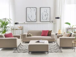 Set da giardino con tavolo 5 posti ROVIGO Beige
