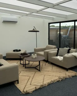 Set da giardino con tavolo 5 posti ROVIGO Beige