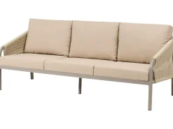 Set da giardino con tavolo 5 posti MURATO Metallo Beige