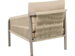 Set da giardino con tavolo 5 posti MURATO Metallo Beige