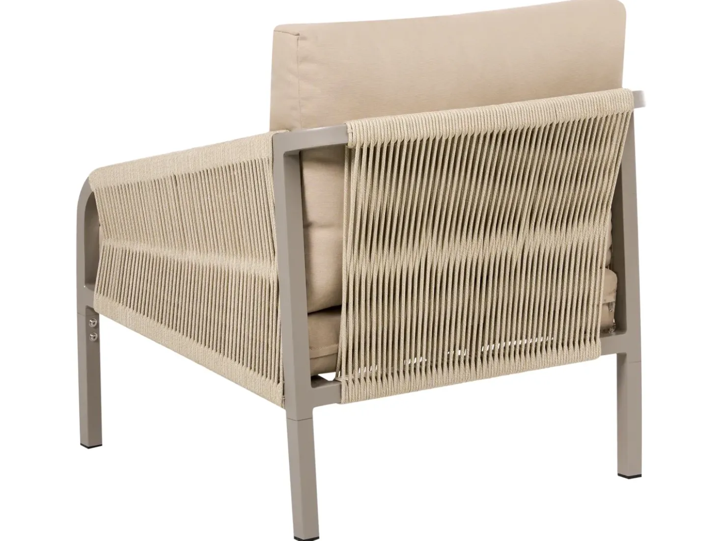 Set da giardino con tavolo 5 posti MURATO Metallo Beige