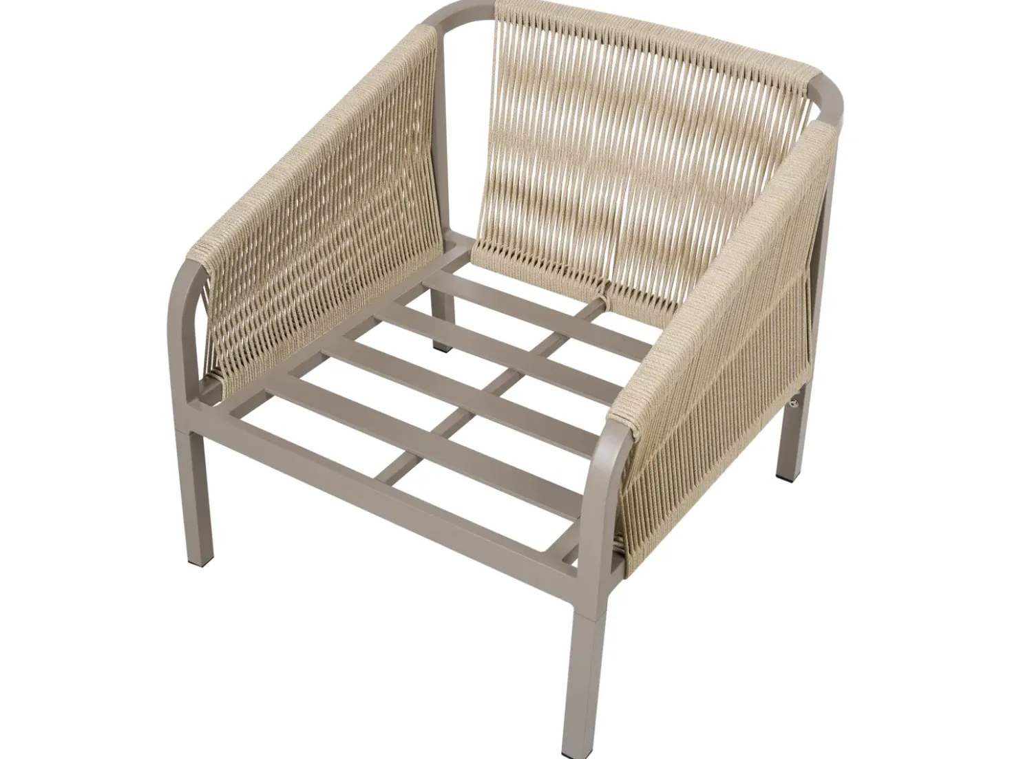 Set da giardino con tavolo 5 posti MURATO Metallo Beige